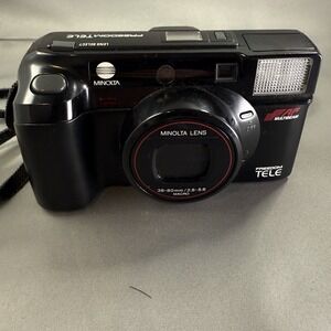 Minolta Freedom Tele‎ 35mm Film Camera 38-80mm Zoom AF Multibeam Untested
